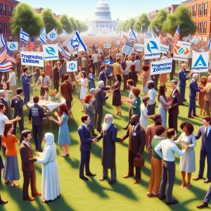 Progressive Zionism celebration illustration