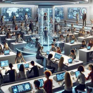 Futuristic classroom technology integration