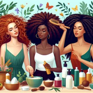 Natural hair care celebration.