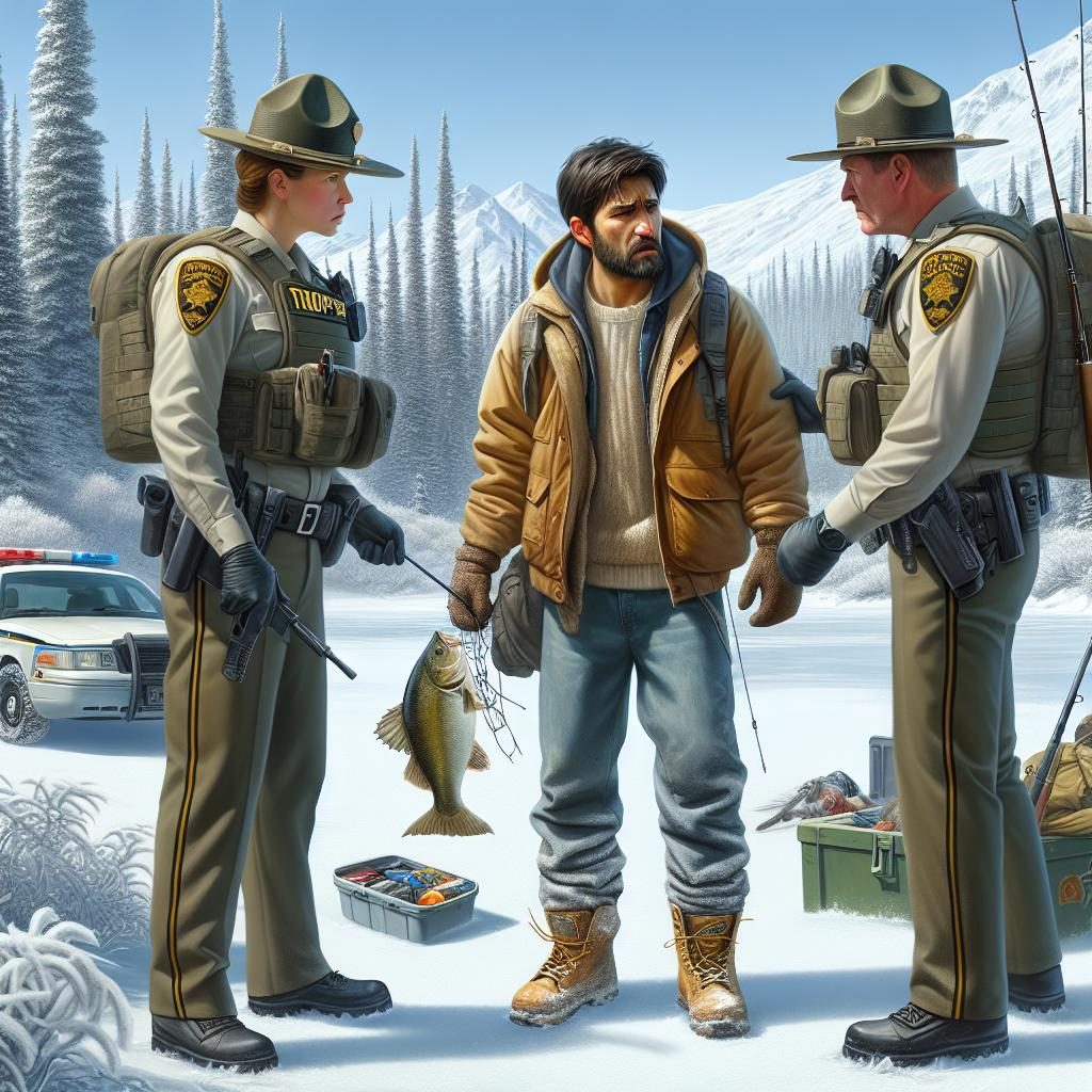 Alaska State Troopers confrontation illustration