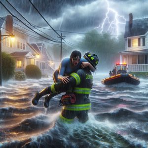 Connecticut flooding dramatic rescue