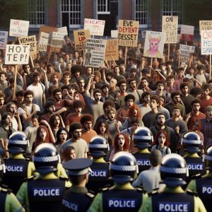 Campus Protest Chaos