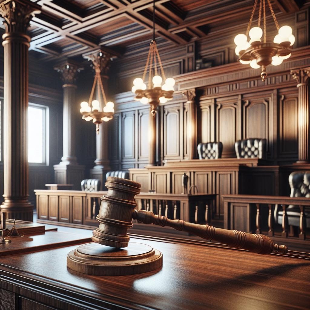 Courtroom with Gavel