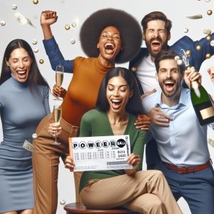 Celebrating Powerball Jackpot Win