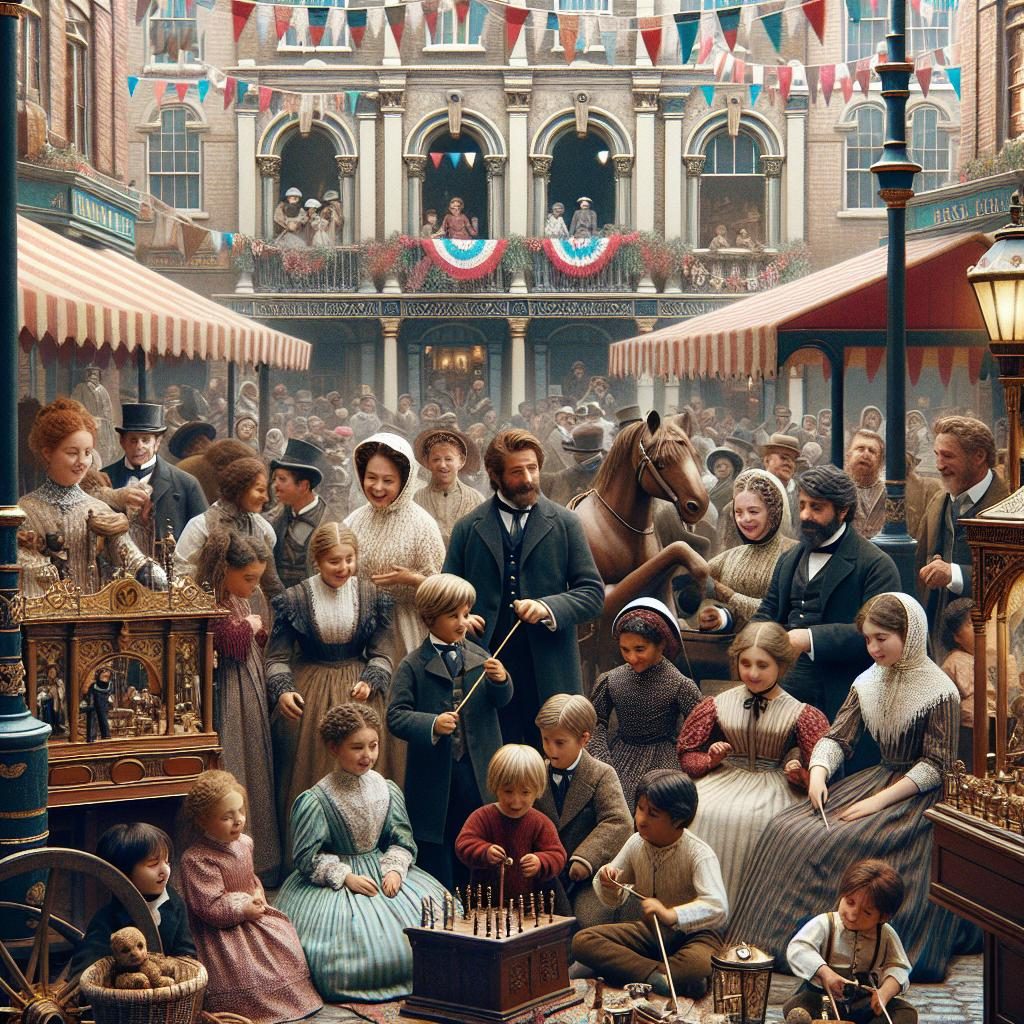 Victorian-themed family festival concept.