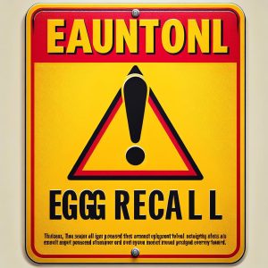 Egg Recall Warning Sign