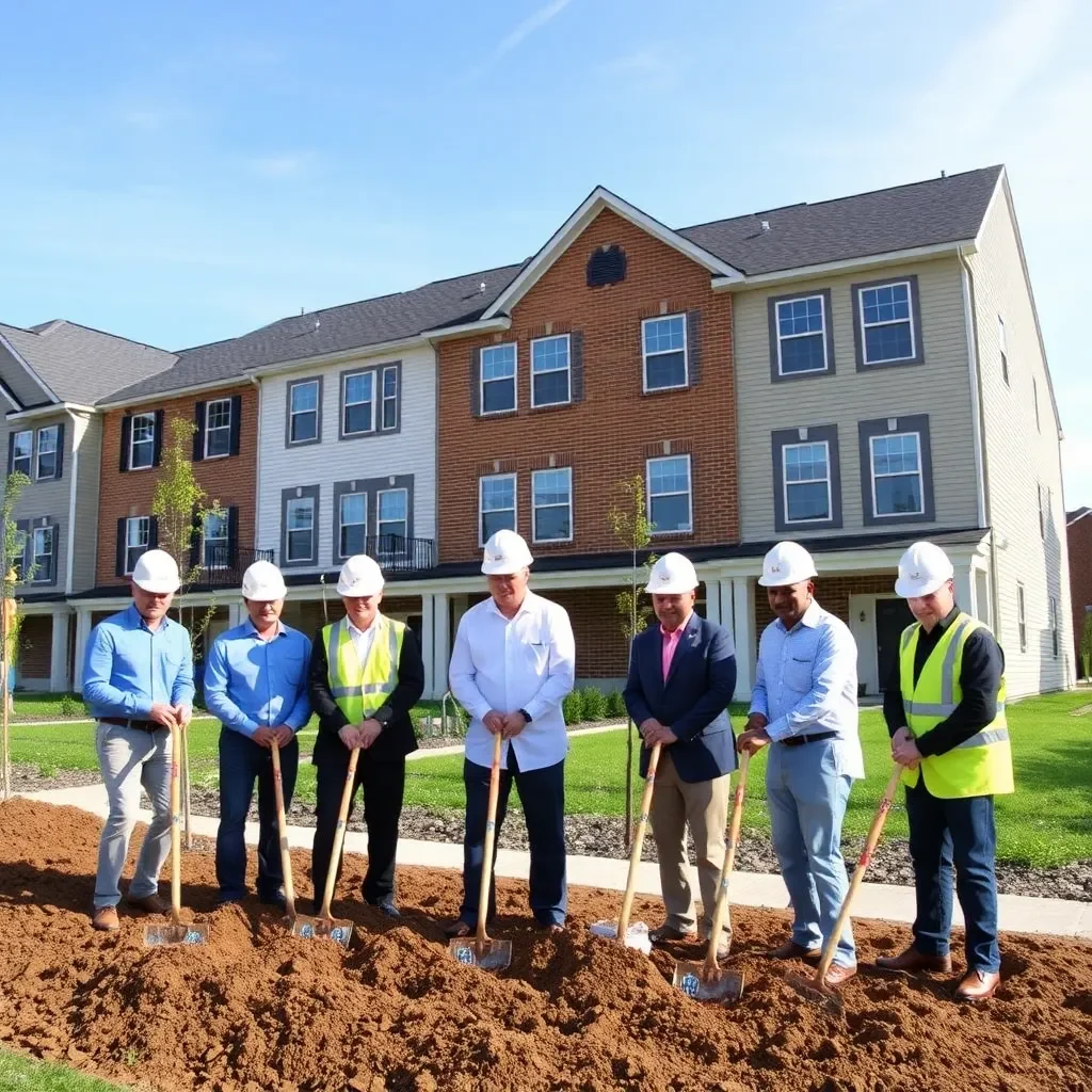 Plymouth Township Breaks Ground on New Luxury Townhomes Development