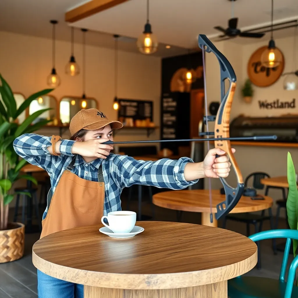 New Cafe in Westland Combines Coffee Culture with Archery Fun