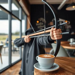 New Cafe in Westland Combines Coffee and Archery for a Unique Experience