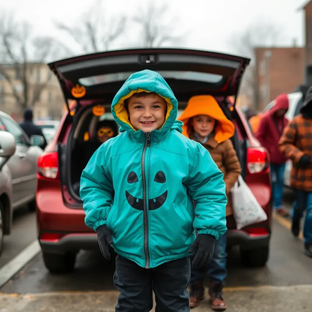 Trunk or Treat Event in Detroit Promises Safe Halloween Fun and Winter Coats for Kids