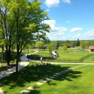 Future vision of Legacy Park in Northville Township