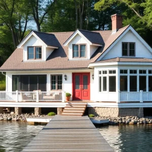 Nicole Curtis renovated waterfront cottage in Lake Orion.