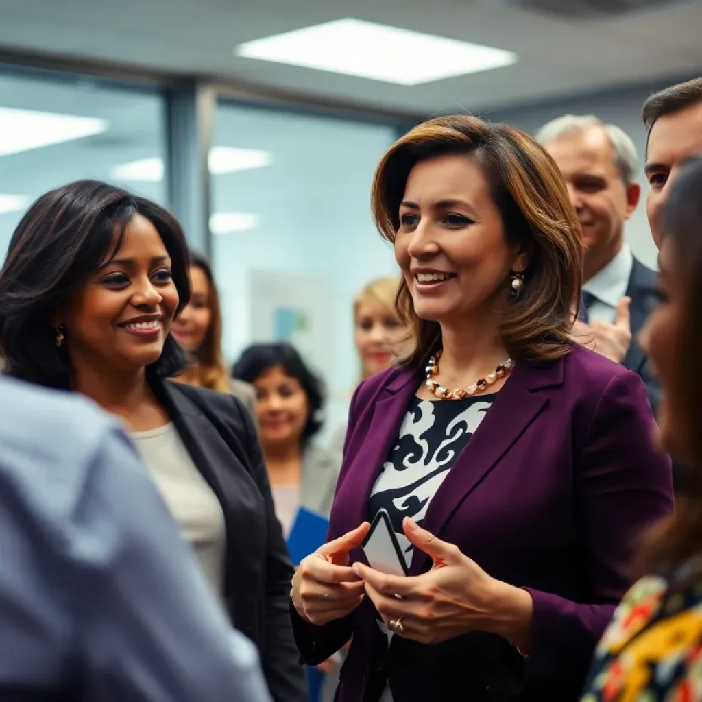 Ceremony for Ashley Moody's appointment to U.S. Senate with supporters and officials.