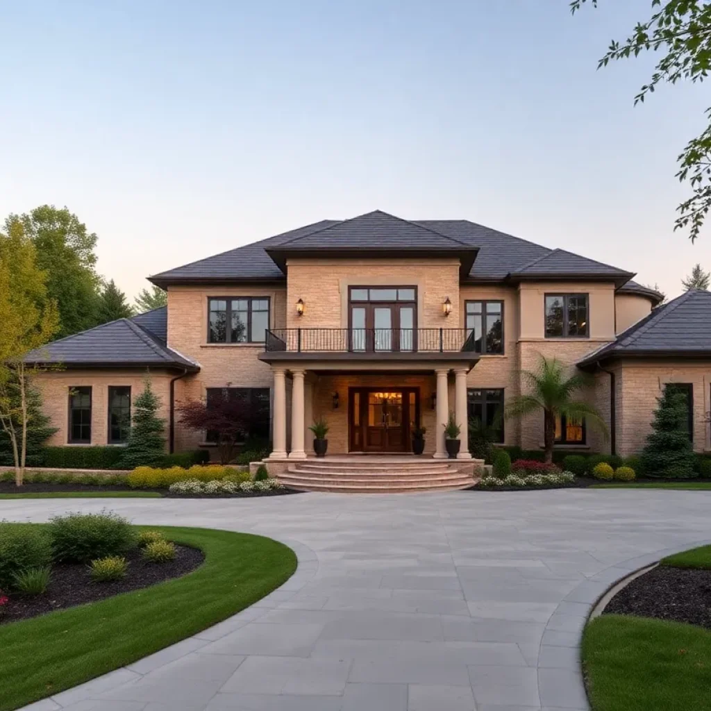 A stunning luxury home in Northville, Michigan