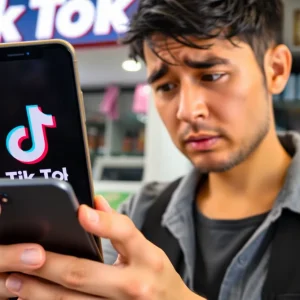 A small business owner expressing worry about the potential ban of TikTok.