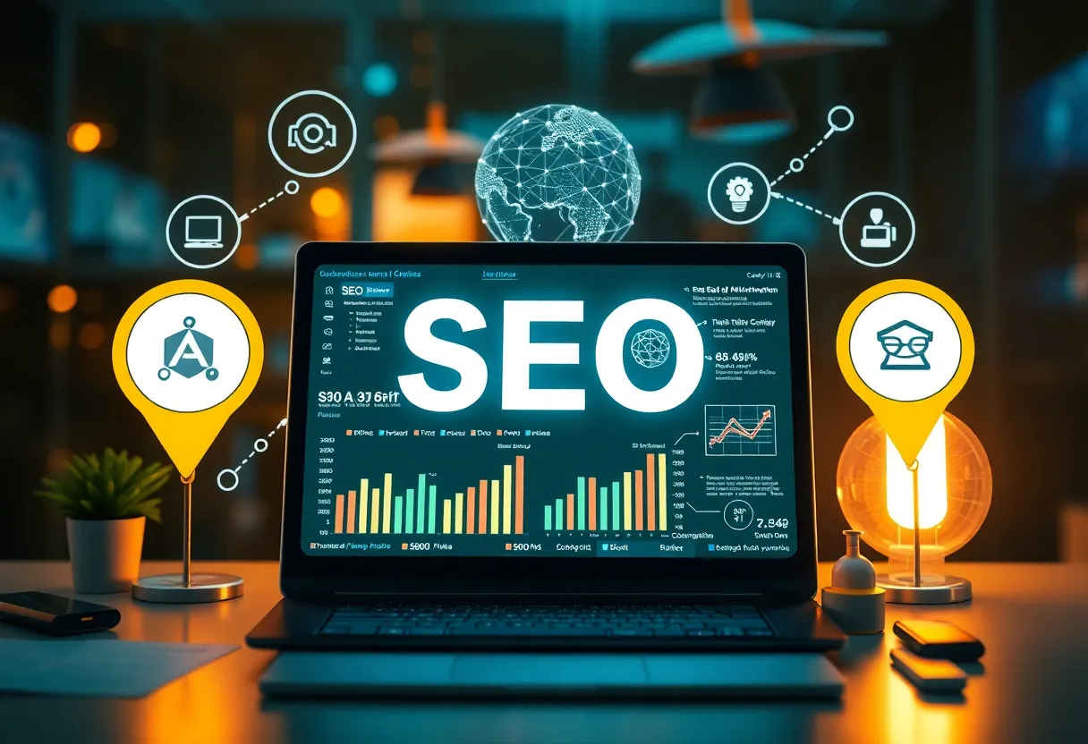 Graphic representation of AI tools succeeding in SEO tasks