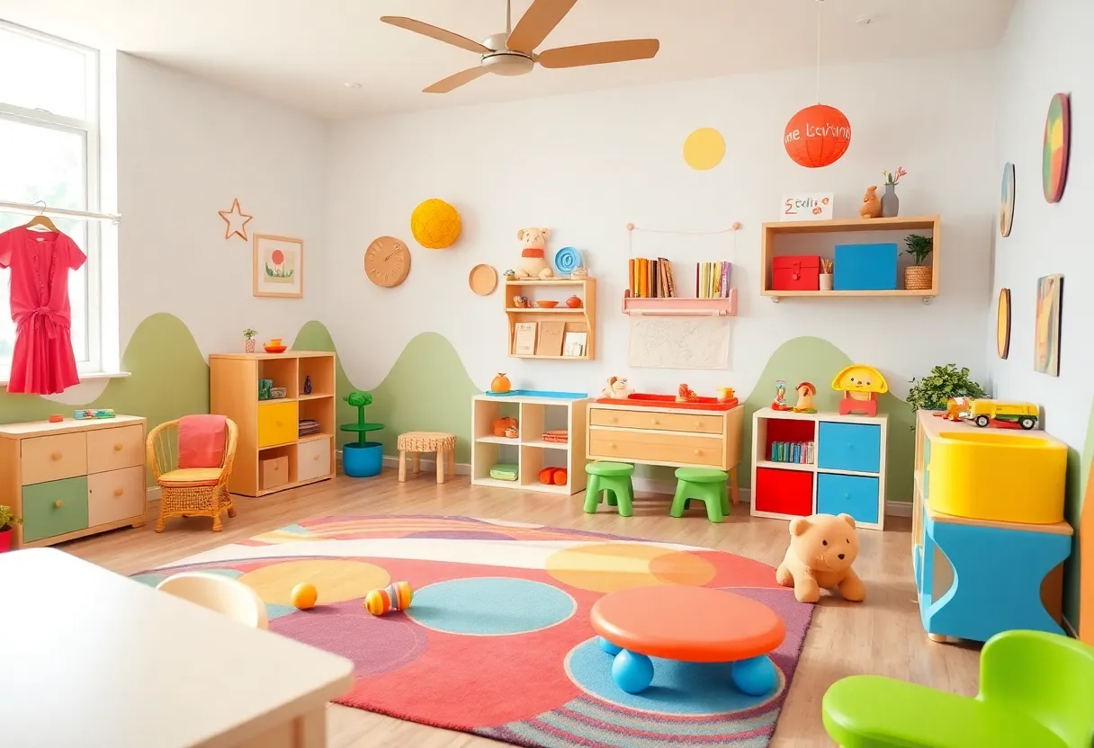 Safe and comforting environment for children in a crisis nursery