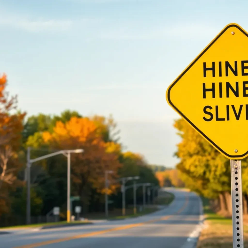 A peaceful view of Hines Drive in Northville showcasing tree-lined roads