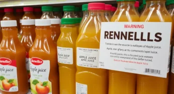 Apple Juice Recall Due to Potential Health Risk