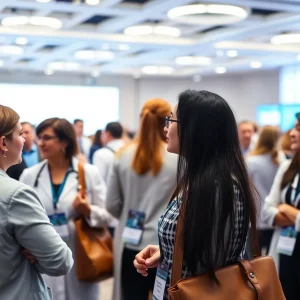 Attendees engaged in discussions at the Community Oncology Conference 2025.