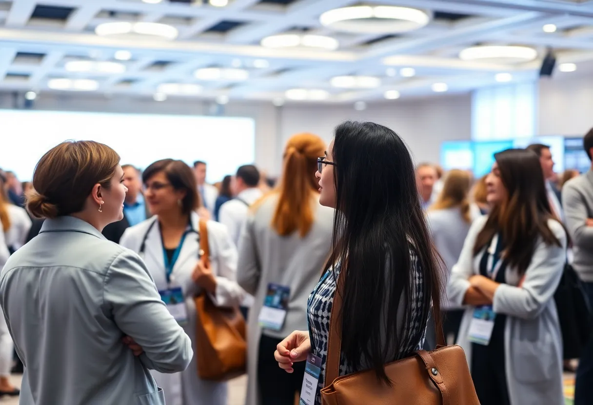 Attendees engaged in discussions at the Community Oncology Conference 2025.