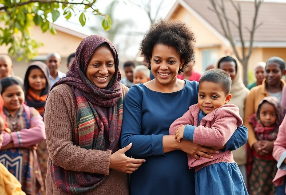 Community meeting on family support programs