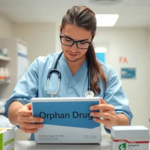 Symbol depicting the fast delivery process of orphan drugs.