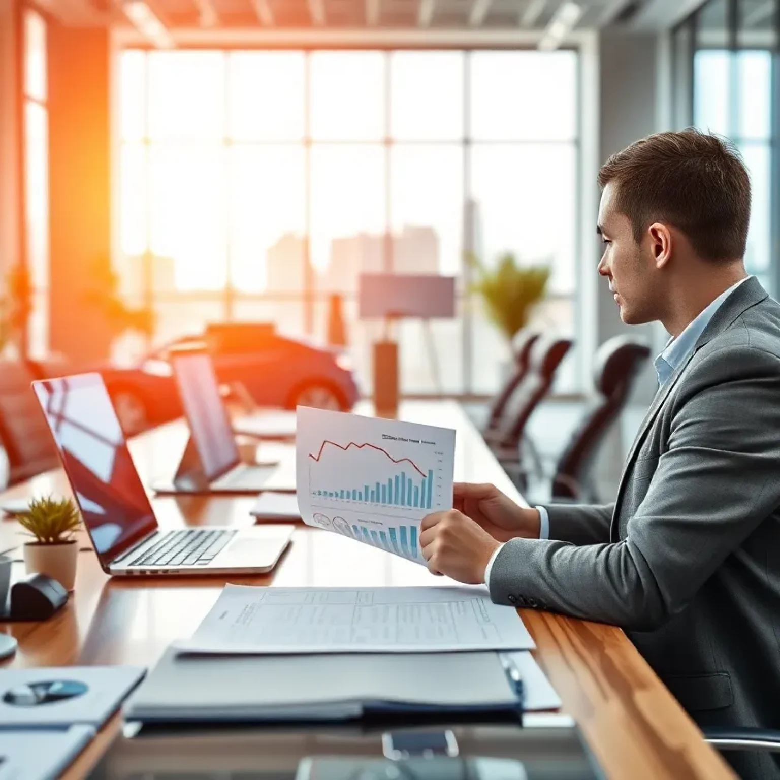 Financial report showing revenue trends at Gentherm Inc.