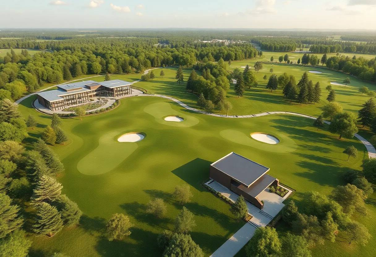 Construction underway at the Highlands Course