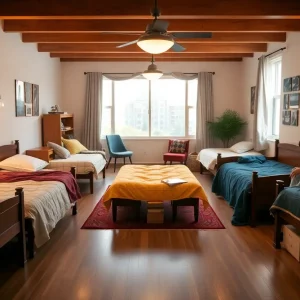 Interior of Hope Haven Women's Center showing cozy furnishings