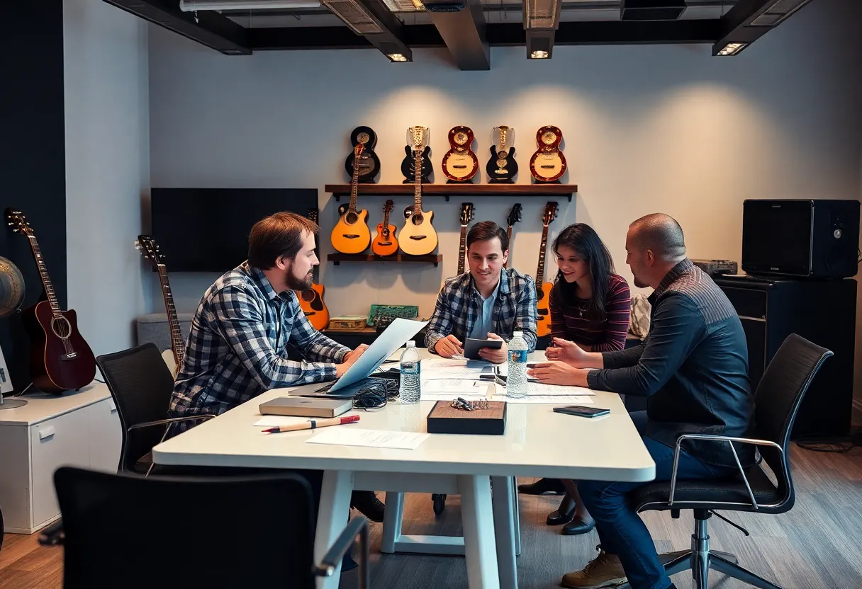 Collaboration in music management at Q Prime AF Office